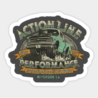 Action Line Performance 1987 Sticker